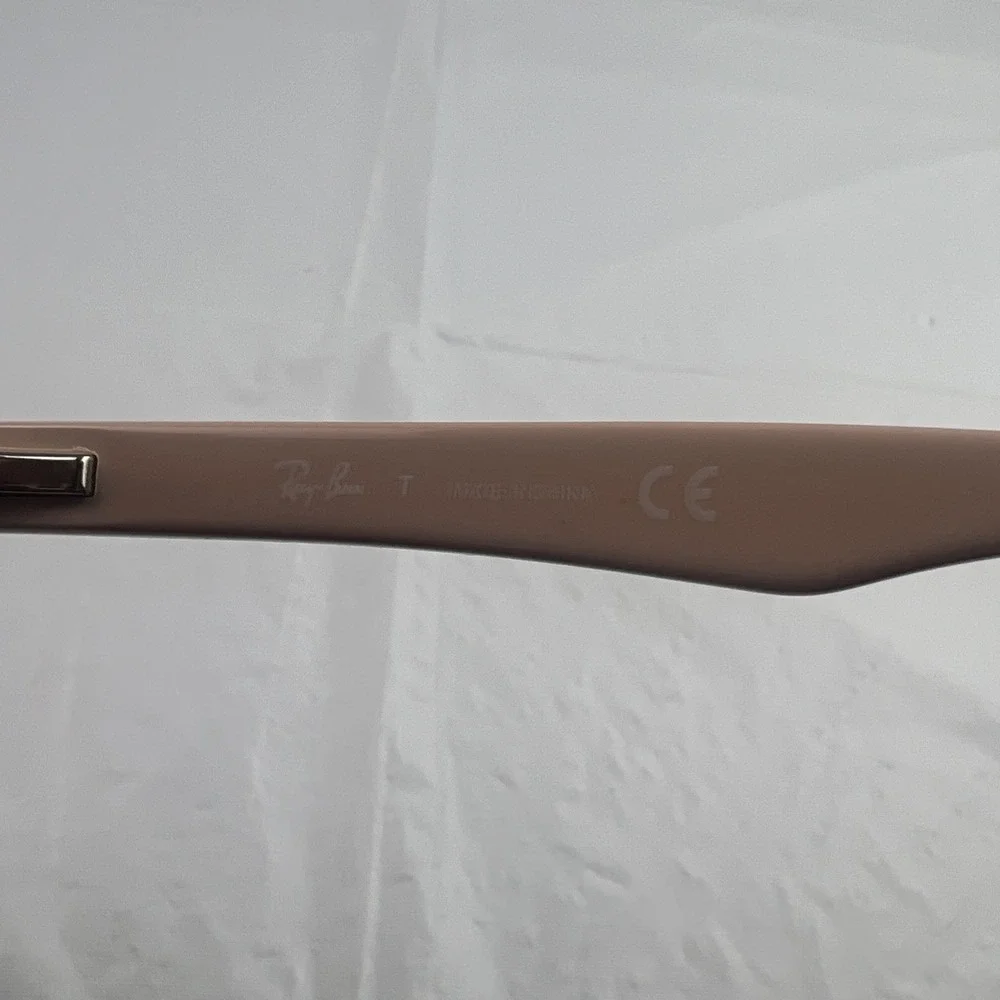 Ray Ban Jr RB1555 Unisex Kids Plastic Eyeglass Frame 3818 Violet On Peach 48-16